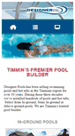 Mobile Screenshot of designerpools.ca